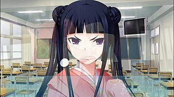 Intense outdoor blowjob in hentai majikoi