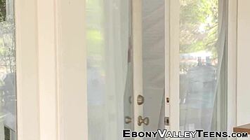 Classy Black Teen Receives Detailed Cunilingus from Big Cock Amateur.