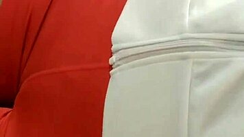 Young Girl Shows Off Her Tight Shorts And Nice Ass In The Market