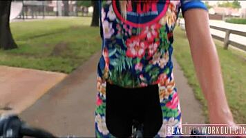 Wow, Avalon Heart, Hot Blonde Teen 18+, Gets Nailed After Workout!