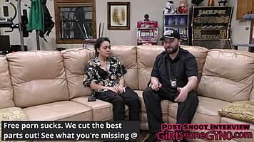Hey, wanna see Latina freshman Mara Luv get her full gyno exam by Doctor Tampa?