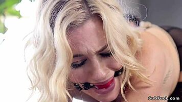 Teen 18+ tied up in roleplay anal with uncle and fiance