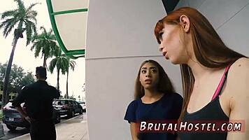 hentai monster dominates bound teen tourists