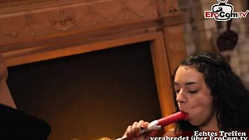 German Lesbians Flirt And Seduce Each Other