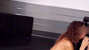 French Skinny Girl Sucks and Screws Fat Mexican in Bedroom.