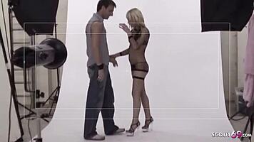 Behind the scenes with skinny teen kelly