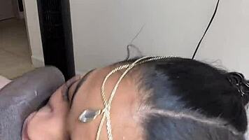 cute 18 year old girl knows how to suck and deepthroat a big black cock 😍 amateur couple nysdel