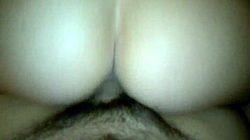 ashley rides her friend's cock at home