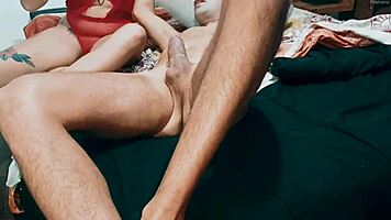 Young 18+ Latina with Big Ass Enjoys 69 Play with Roommate in Homemade Clip