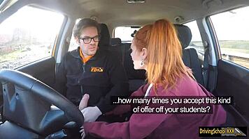 Ella Hughes Swallows Monster Cock Cumload in Outdoor Blowjob!