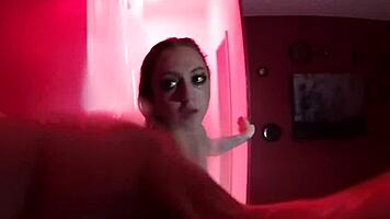 hot kendra cole enjoys a relaxing shower