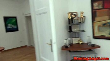 Glamorous Milf Sucks Hard After Stepmother Joins for Wild Oral Threesome.