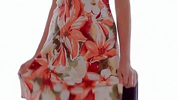 beauty enjoying a solo play with dildo