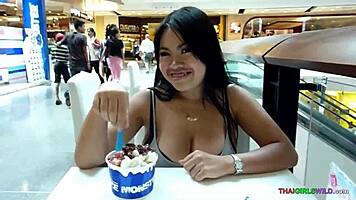Overwhelmed by Huge Natural Boobs on This Thai Playful Babe