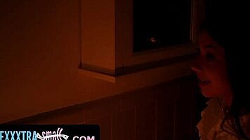 Scared Tiny 18+ Teen Gets Urban Legend Candy Man Fucking Her Tight Twat!