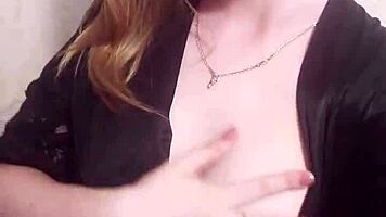 older wife gets horny and films close-up fingering for husband 😘