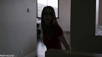 PenthouseGold com - Slutty Teen Laney Grey Seduces Step Daddy with Tight Pussy