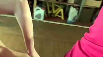 Damn! Guy Drills Young 18+ Girl Hard in Ass in Father’s Garage!