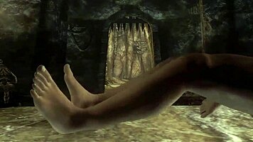 Sexy british milf rides big horny cock in 3d