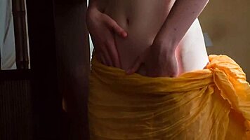 Delicious Brunette's Naked Pleasure