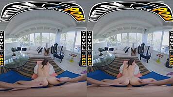 VIRTUAL PORN - MAE MILANOS STEP CREEP FUCKS HER HARD!