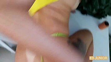 dude, that dutch fan bangs brazilian chick’s ass raw, no condom, full on red