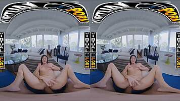 VIRTUAL PORN - MAE MILANOS STEP CREEP FUCKS HER HARD!