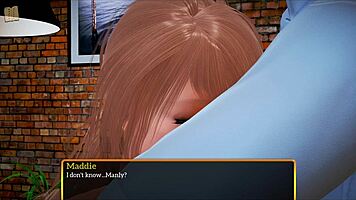 Family Member Bent Over for Big Cock Creampie