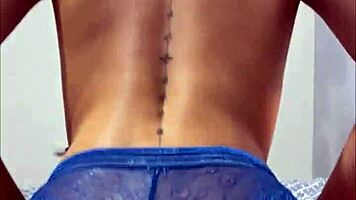 Latina babe, just 18, shows off her big ass in a steamy homemade video compilation