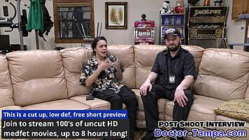 omg, i’m like so nervous, becoming doctor tampa for mara luvs 1st gyno exam