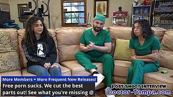 omg, i’m like so nervous, becoming doctor tampa for mara luvs 1st gyno exam