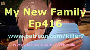 Family Member Bent Over for Big Cock Creampie