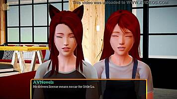 My new family homemade game with blonde milf