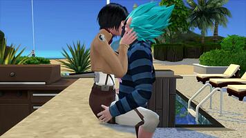 Mikasa asks Vegeta to teach her cooking