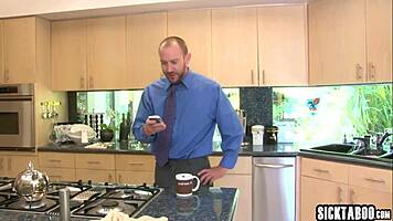 Petite stepdaughter giselle leon gets fucked hard by a perverted stepdad
