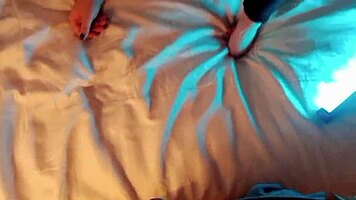 Latina Stepmom Shows Big Tits and Sucks Two Monster Cocks