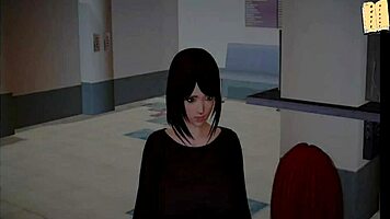 my new family episode where redhead cowgirl rides big cock in homemade anime game