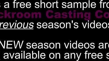 big tits nursing coed gets anal creampie backstage