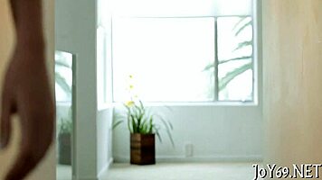 Barely Legal Babe Rubs Wet Pussy