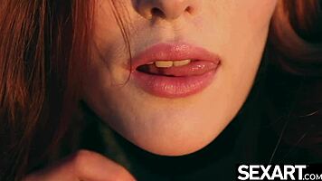 Stunning Redhead Jia Lissa Rides Huge Dildo To Multiple Orgasms