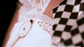 Alice's foursome with queen of hearts, mad hatter, and white rabbit?