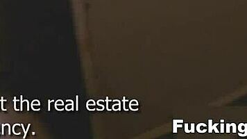 Fucking Glasses Coed In Quickie Cumshot Session.