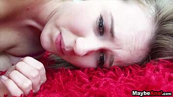 Innocent teen tries first anal