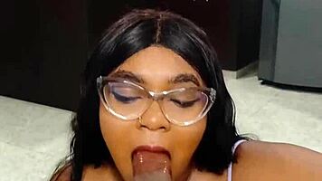 My stepsister teaches me Russian handjobs tutorial