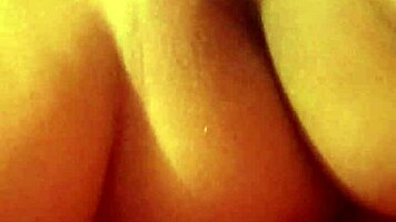 teen 18+ explores self-touching in a relaxed amateur setting