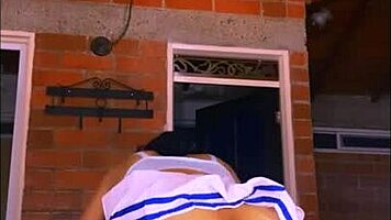 i feel shy and sensual with this latina teen's tight college cheating