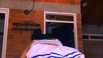 i feel shy and sensual with this latina teen's tight college cheating