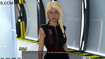 Blonde Virgin Caught Fucking Step Sister In 3D Space Adventure With Curvy Bodies