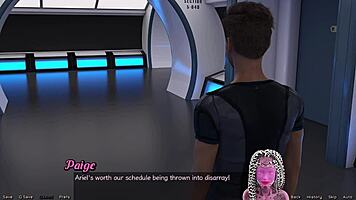 Blonde Virgin Caught Fucking Step Sister In 3D Space Adventure With Curvy Bodies