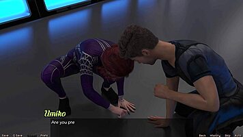 Blonde Virgin Caught Fucking Step Sister In 3D Space Adventure With Curvy Bodies